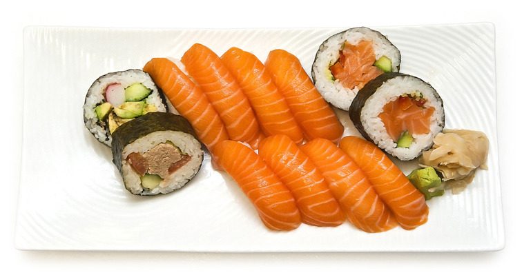 Laxnigiri och maki